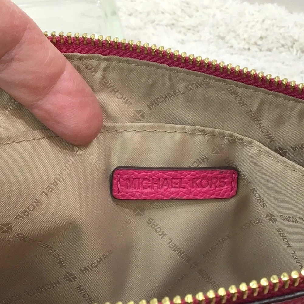 Michael Kors pebbled leather
